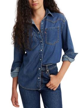 Chemise en jean Levis Teodora Western pour femme