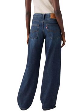 Jean Levis Baggy Dad foncé pour femme