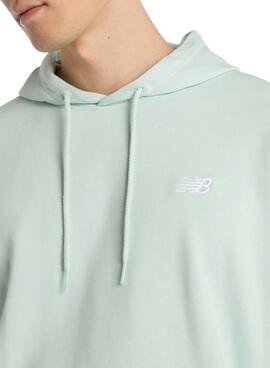 Sweat à capuche New Balance Sport Essentials vert pour homme
