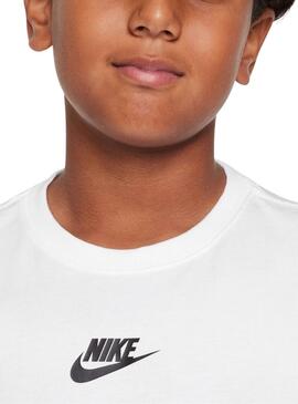 T-shirt Nike Sportswear blanc pour enfant