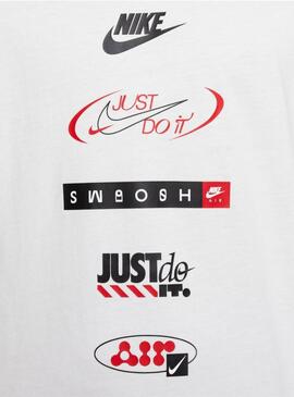 T-shirt Nike Sportswear blanc pour enfant