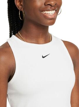 Débardeur Nike blanc pour fille