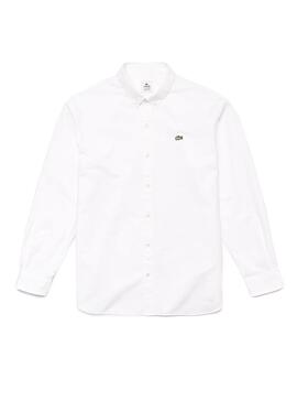 Chemise Lacoste Live Blanc Oxford Pour Homme