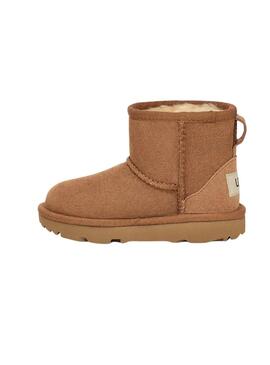 Bottes Ugg Classic Mini II chameau pour filles et garçons