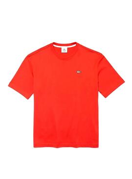 T-Shirt Lacoste Live Rouge pour Homme