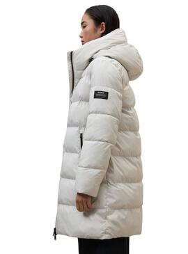 Manteau matelassé blanc pour femme de la marque Ecoalf Manlie