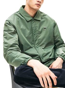 Veste Lacoste Live Vert Brodé Pour Homme