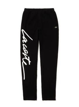 Pantalon Lacoste Live Signature Unisexe Noir