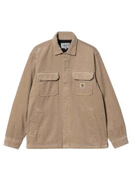 Veste chemise Carhartt Whitsome beige pour homme