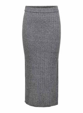 Jupe Only Jeanett grise pour femme