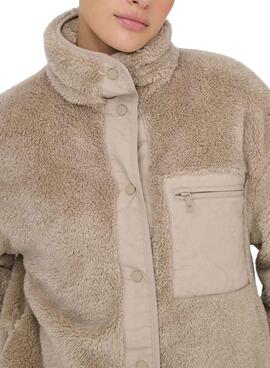 Veste beige pour femme Only Contact