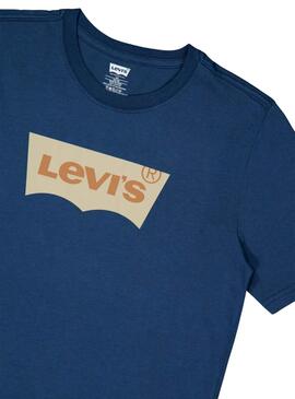 T-shirt Levi's Batwing bleue pour enfant