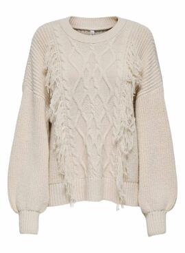 Maillot Only Holly beige pour femme