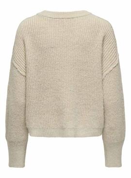 Maillot beige pour femme Jersey Only Mally