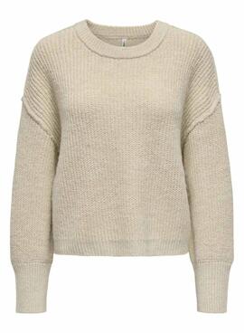 Maillot beige pour femme Jersey Only Mally