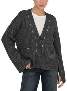 Veste Only Elsie gris pour femme