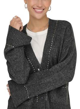 Veste Only Elsie gris pour femme