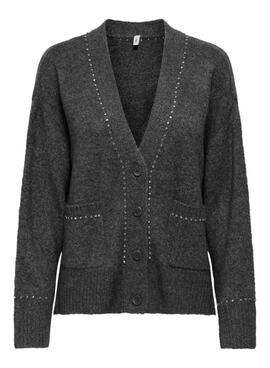 Veste Only Elsie gris pour femme