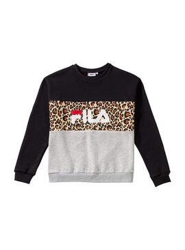 Sweat Fila Leah Leopard Pour Femme