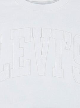 T-shirt Levis Meet and Greet blanche pour fille