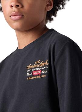 T-shirt Levi's Legendary noir pour enfant