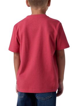 T-shirt Levi's Streamline rouge pour enfant