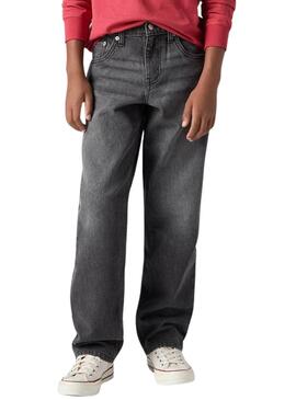 Jean Levis Stay Loose gris pour enfant