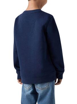 Sweat-shirt Levis Mini Logo bleu pour enfant