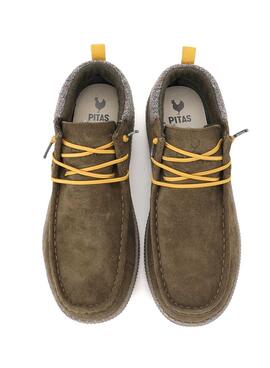 Chaussures de marche Bob vertes pour hommes