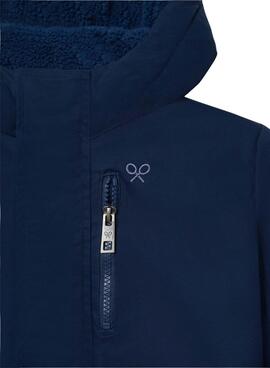 Manteau matelassé bleu pour garçon de la marque Silbon