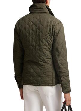 Veste de chasse classique verte pour homme Silbon Field.