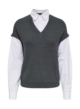 Maillot Only Payson combo gris pour femme.