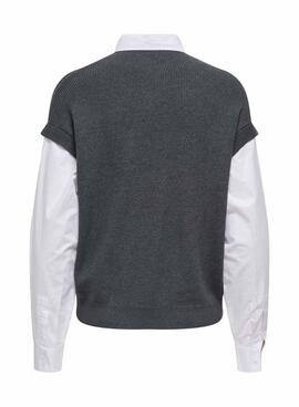 Maillot Only Payson combo gris pour femme.