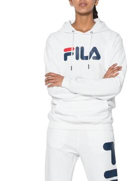 Sweat Fila Pure Hoody Blanc Femme et Homme