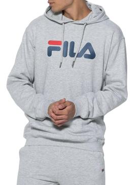 Sweat Fila Pure Hoody Gris Pour Homme et Femme