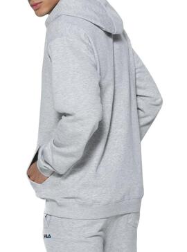 Sweat Fila Pure Hoody Gris Pour Homme et Femme