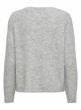 Maillot Only Onlarizona gris claro paillettes pour femme