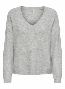 Maillot Only Onlarizona gris claro paillettes pour femme