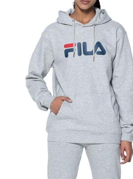 Sweat Fila Pure Hoody Gris Pour Homme et Femme