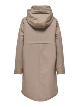 Imperméable Only Onlelisa camel pour femme