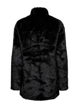 Veste en fausse fourrure noire pour femme de Only Onlvida.