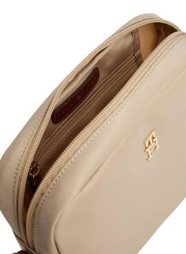 Sac à main Tommy Hilfiger Popette en nylon beige pour femme