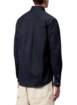 Chemise Carhartt WIP Madison bleu marine pour homme