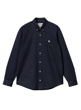 Chemise Carhartt WIP Madison bleu marine pour homme