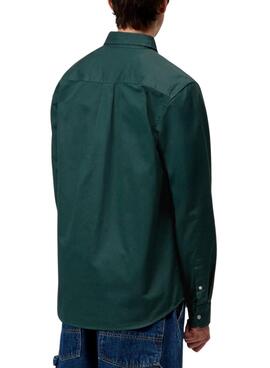 Chemise Carhartt WIP Madison verte pour homme