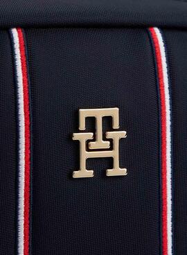 Sac à bandoulière Tommy Hilfiger Popette corp bleu marine pour femme
