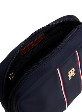 Sac à bandoulière Tommy Hilfiger Popette corp bleu marine pour femme