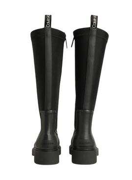 Bottes Calvin Klein Rainboot Neoprene noir pour femme