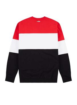 Sweat Fila Blocked Rouge pour Homme