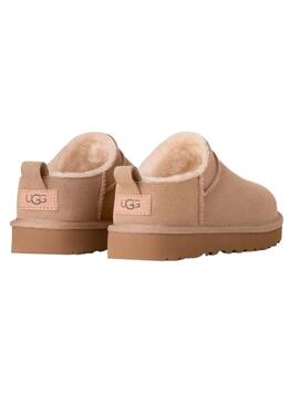 Bottes UGG Classic Micro beige pour femme